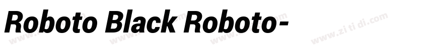 Roboto Black Roboto字体转换
